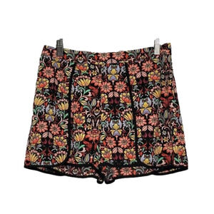 FOREVER 21 Floral Elastic waist Business shorts